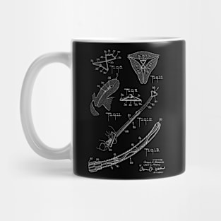 Intrauterine Device Vintage Patent Hand Drawing Mug